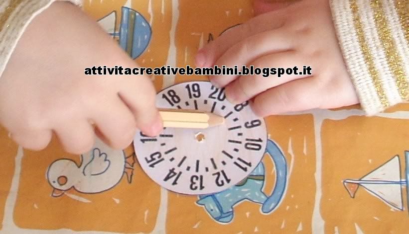 Attività Creative Per Bambini: Disco orario per la Festa del Papà