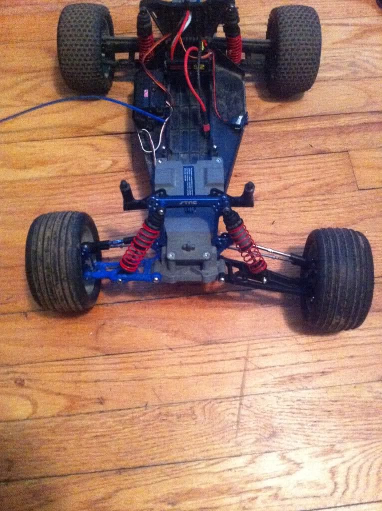 traxxas slash jato arm conversion