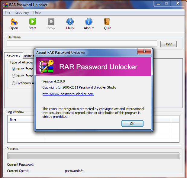 rar_password_unlocker