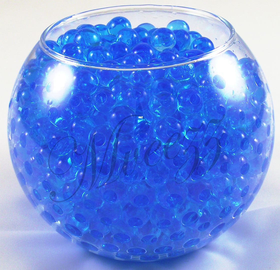 5 PACKS BLUE AQUA BEADS,WATER BEADS, UK SELLER FREE P&P