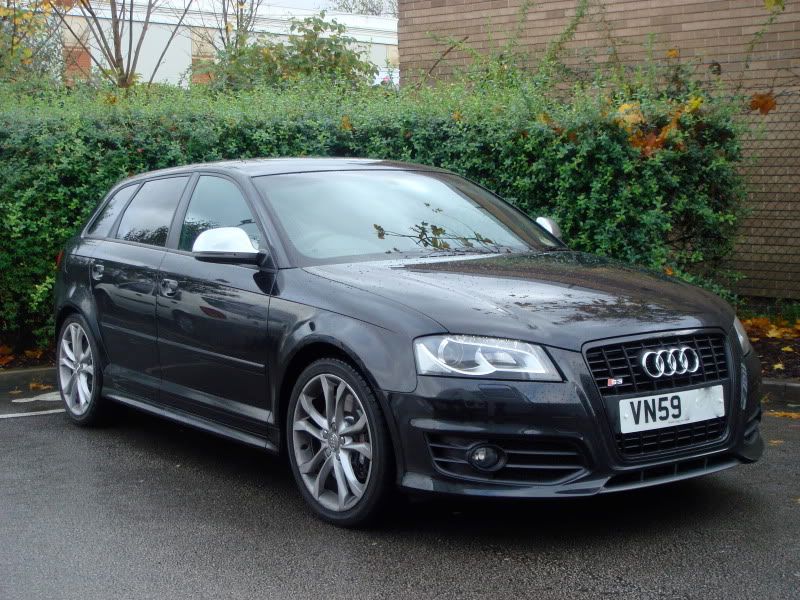 Audi S3 Sportback Black Edition. My S3 with lack optics