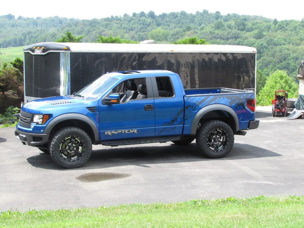 Blue Raptor Ford