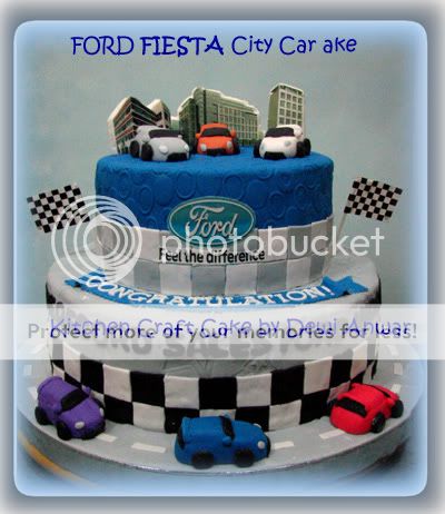 Ford fiesta birthday cake #8