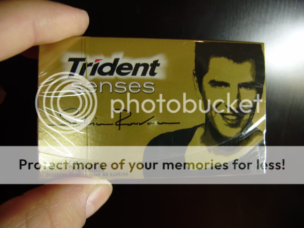 SAKIS ROUVAS GREEK CHEWING GUM,TRIDENT SUGARLESS RARE  