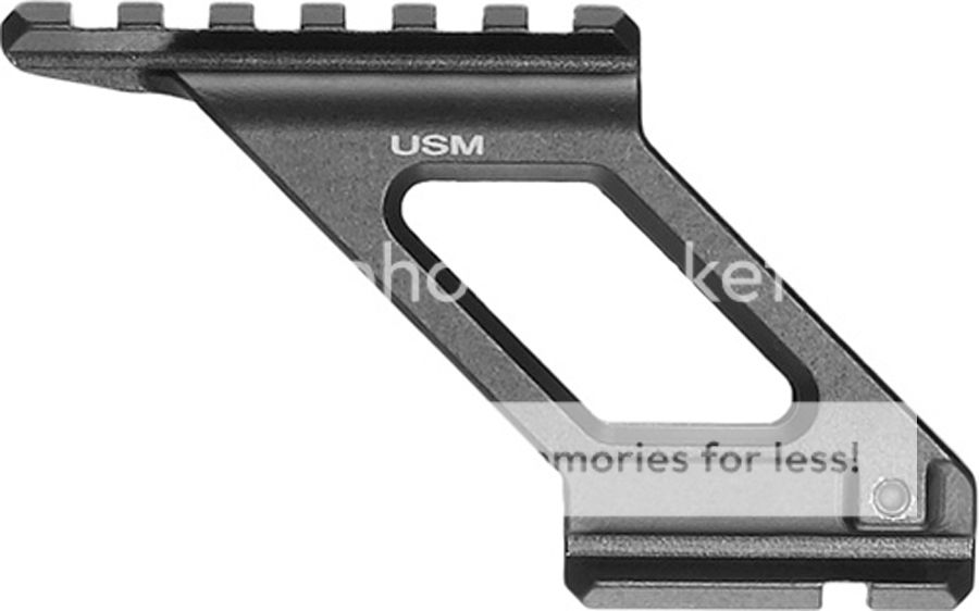 MAK0 FAB Tactical Universal Aluminum Picatinny Rail Mount for Pistols 