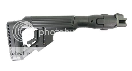 MAKO Rifle Stock Tactical Folding Buttstock Cheek Piece  