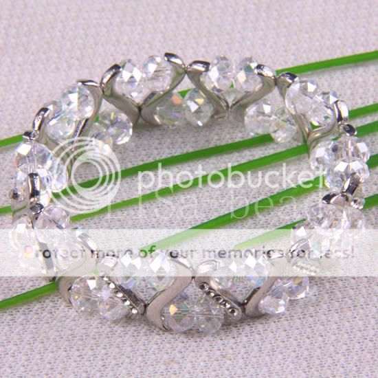 Popular Swarovski Crystal beads Bracelet Stretch LH941  