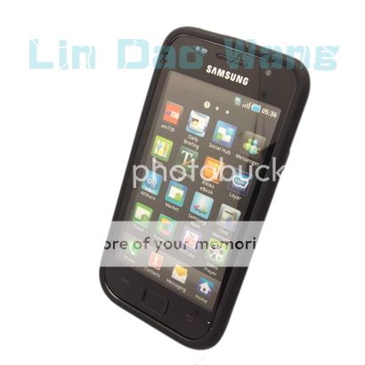 Silicone Case Cover Pouch + LCD Film For SAMSUNG GALAXY SL i9003